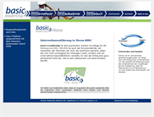 Tablet Screenshot of basic-akademie.com